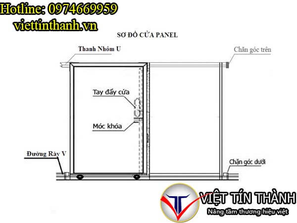 Cửa trượt panel eps